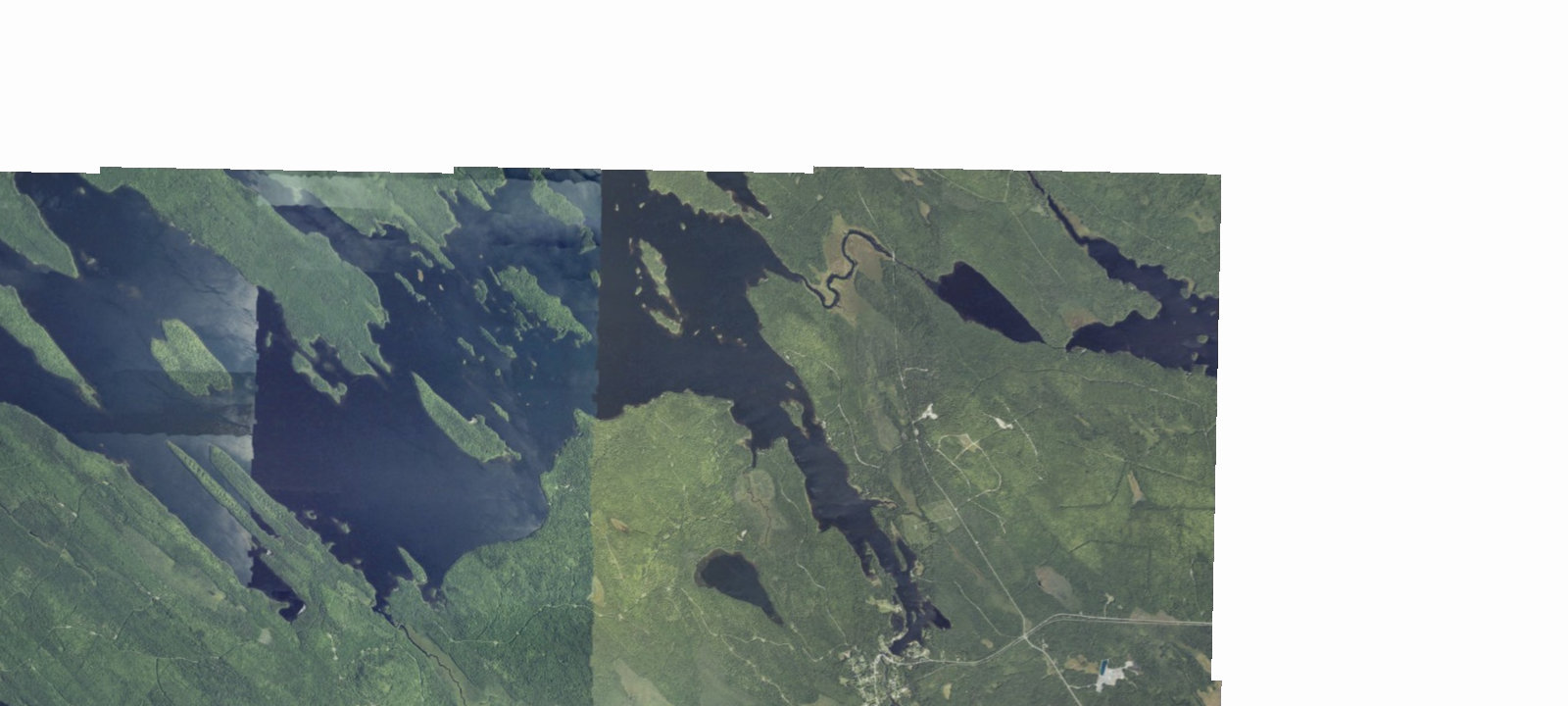 Map of Spednic Lake Provincial Park