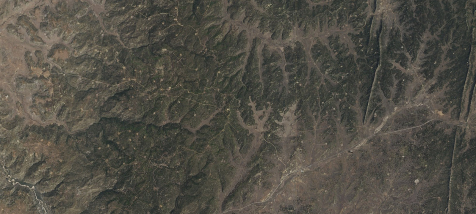 Map of Primitive Campsite