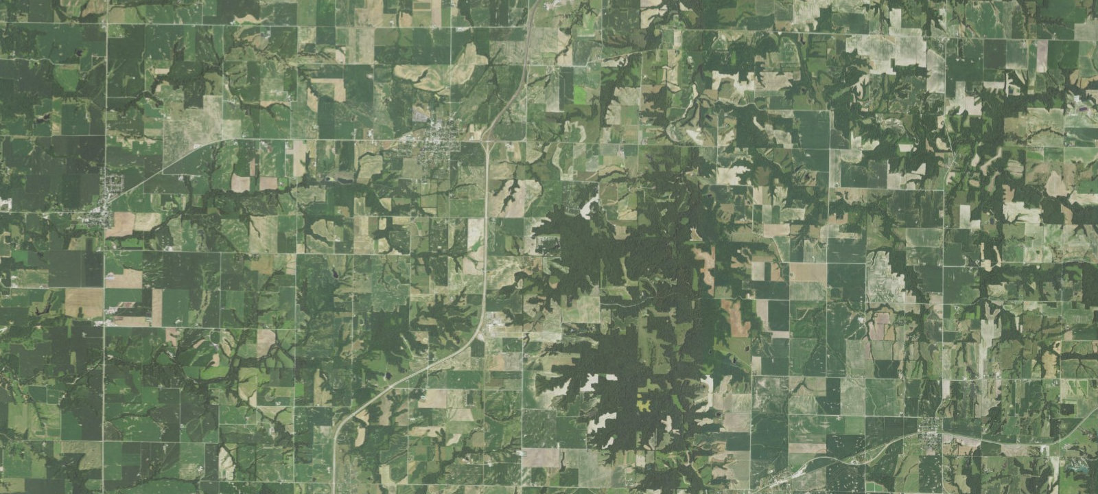 Map of Wispering Oaks Campground