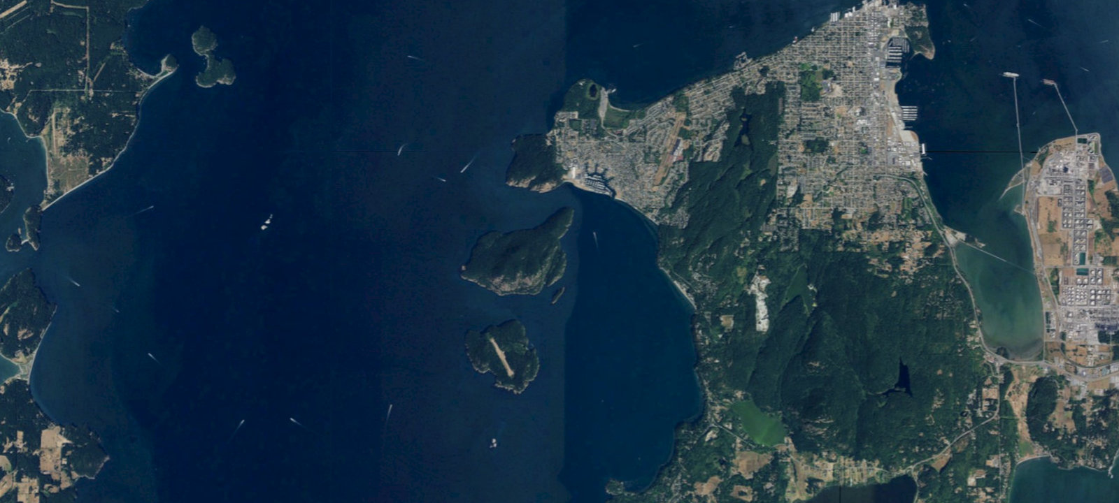 Map of Cascadia Marine Trail Campsite