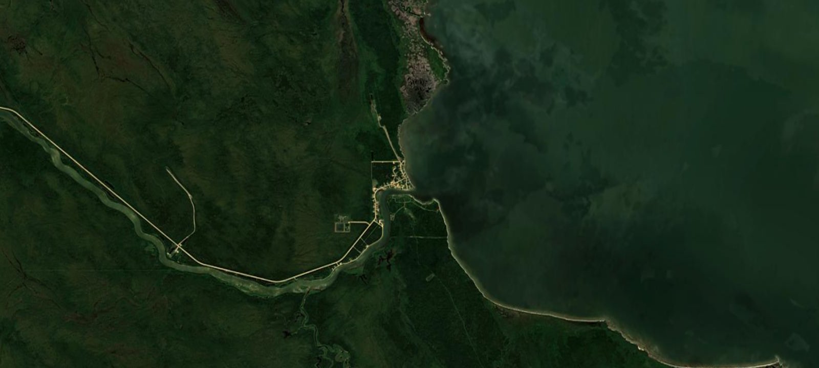 Map of Anama Bay