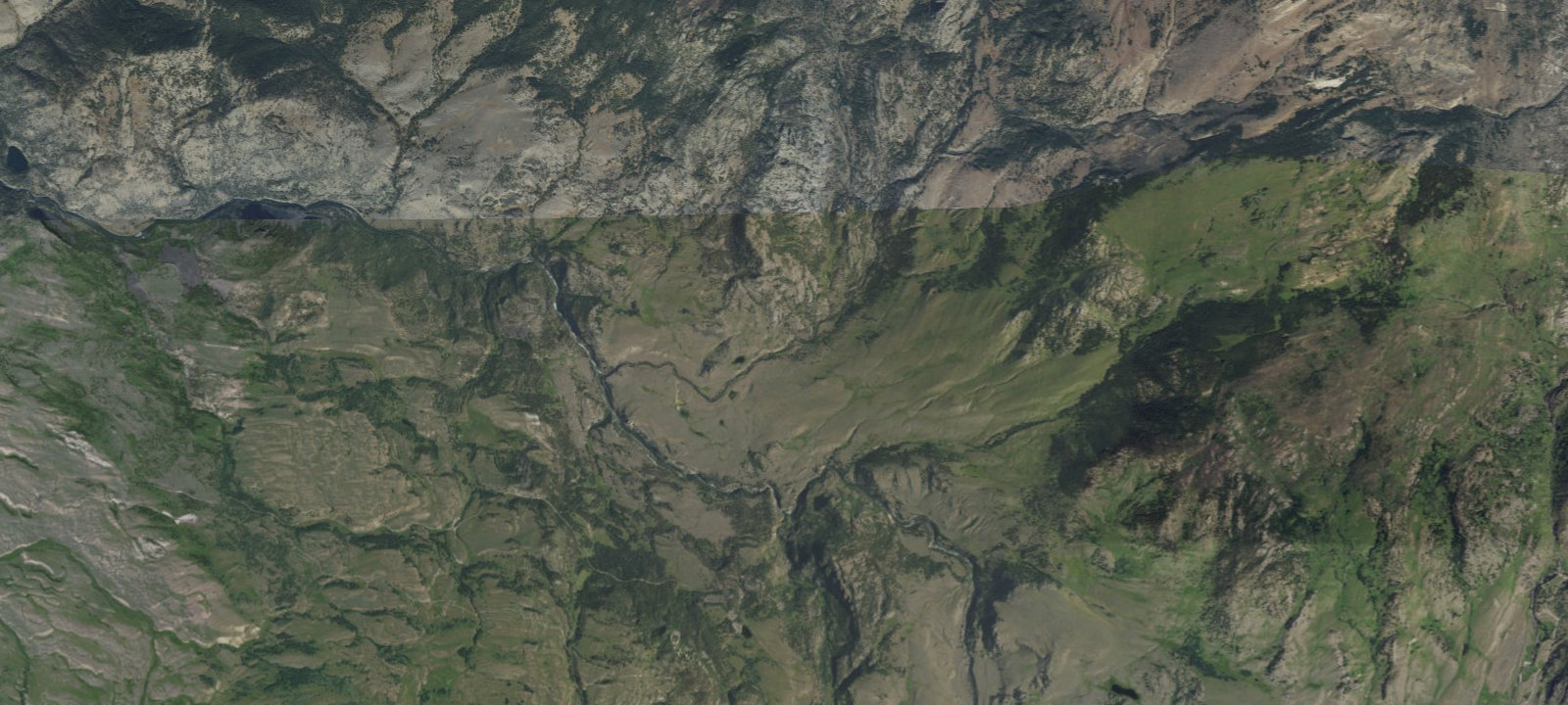 Map of Hellroaring Creek (2H6)