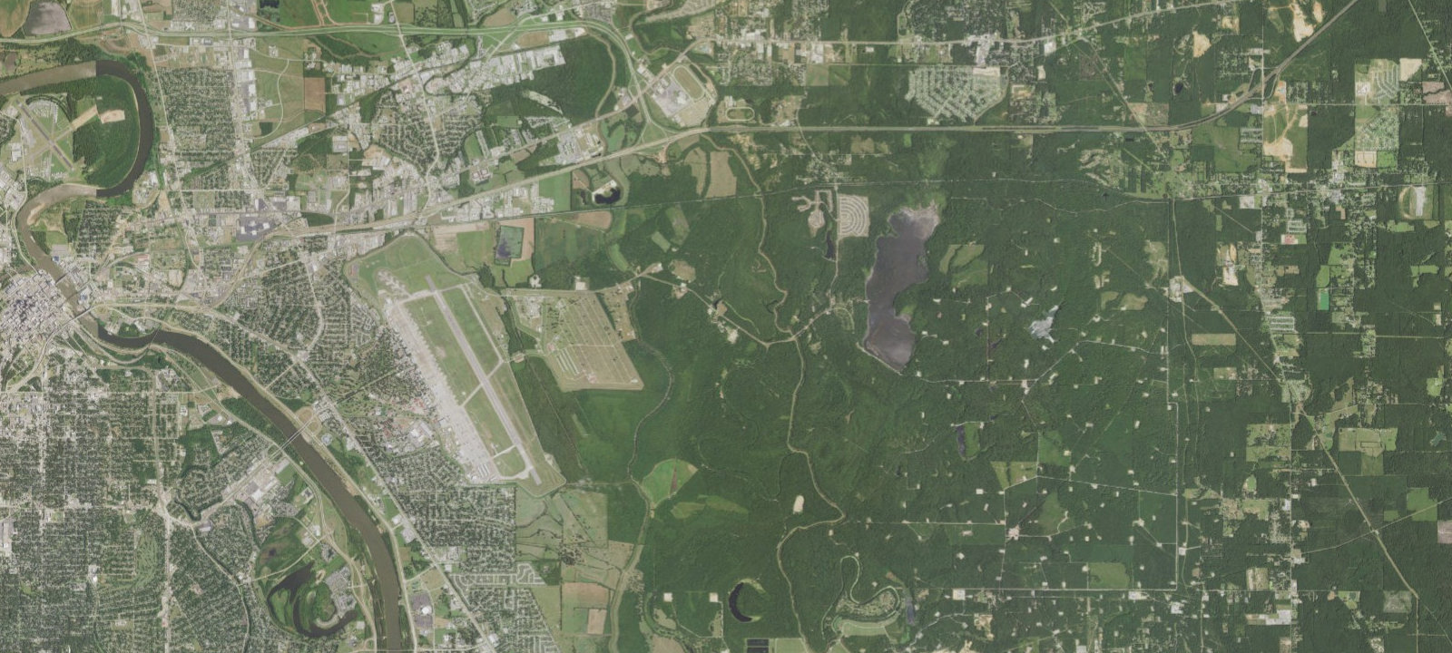 Map of Barksdale AFB FamCamp