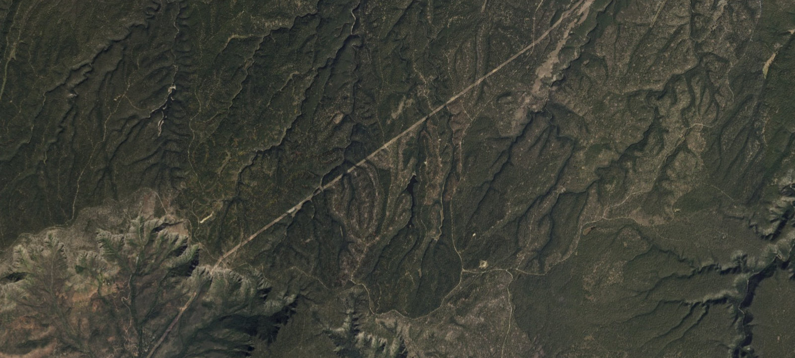 Map of Bear Canyon Lake Campground