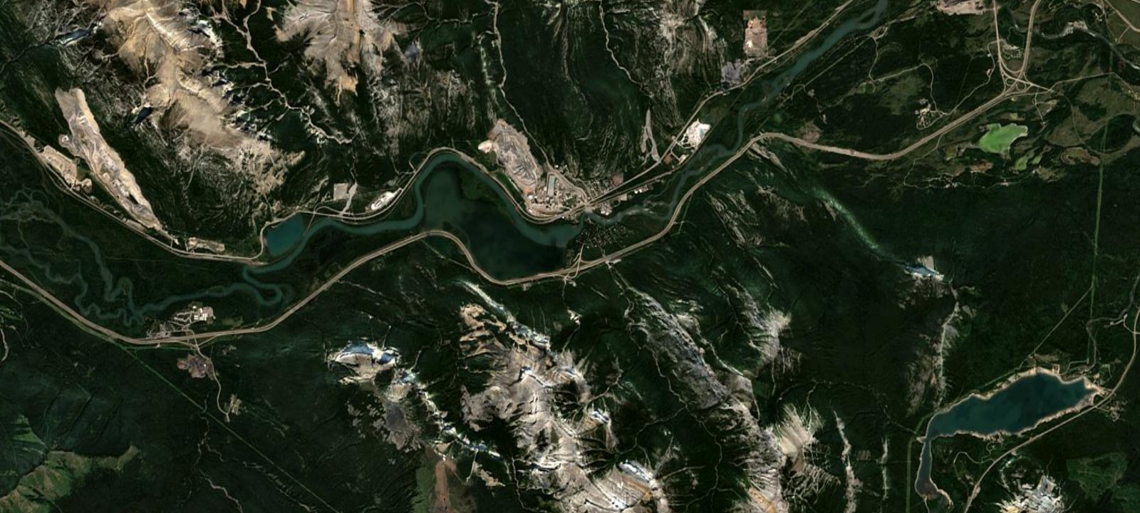 Map of Lac Des Arcs Campground