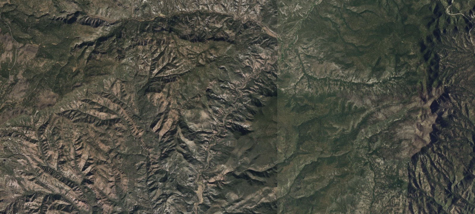 Map of Upper Blue Campground