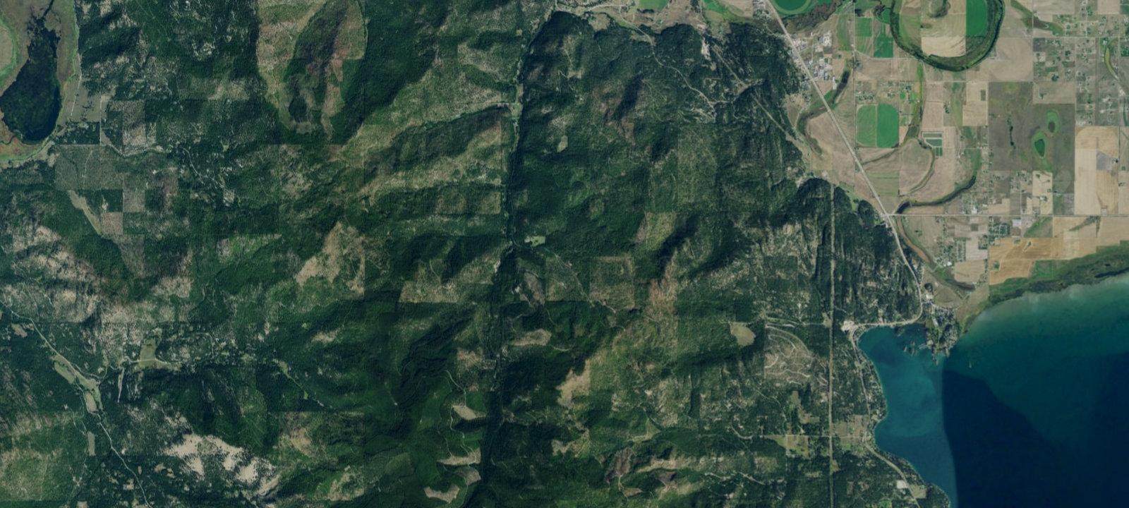 Map of Patrick Creek Dispersed Site 3