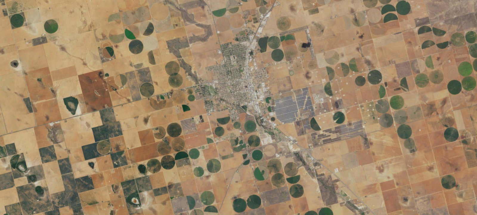 Map of City of Lamesa RV Parking Area