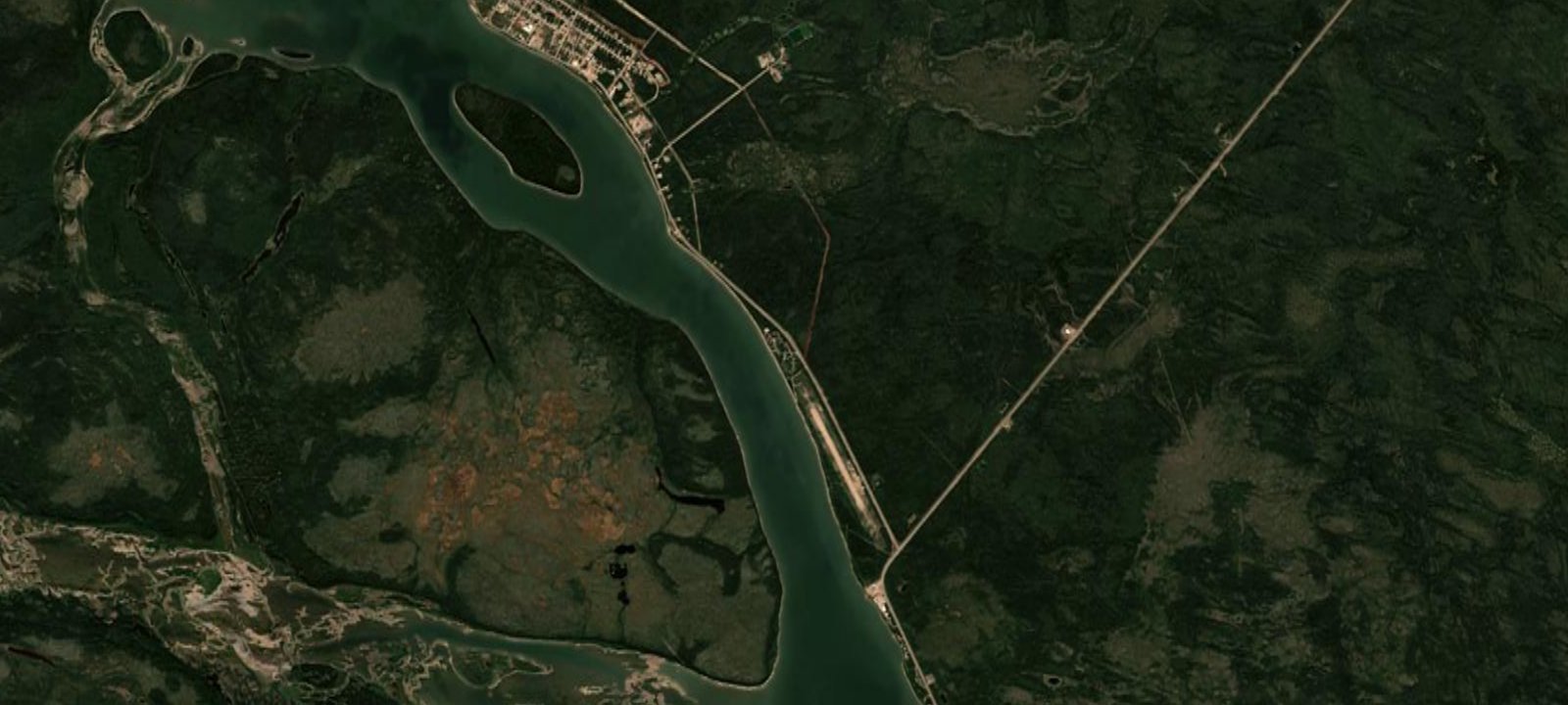 Map of Fort Providence Territorial Park