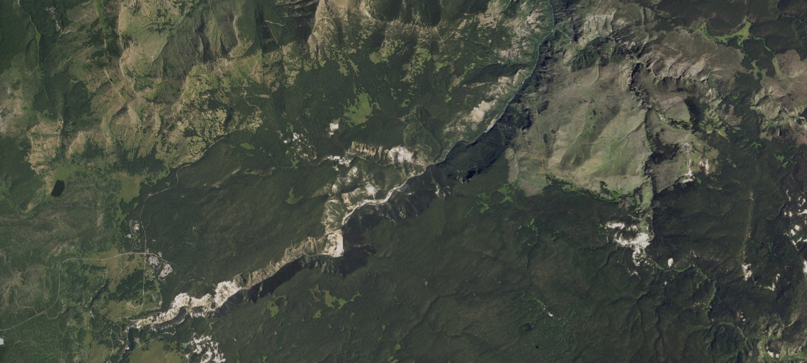 Map of Sulphur Creek