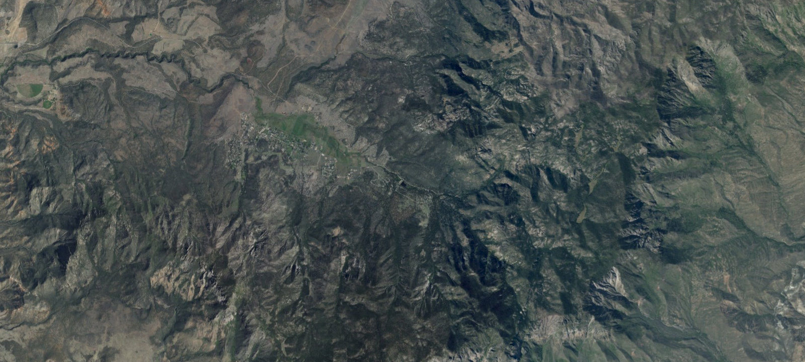 Map of Pine Valley Recreation Area