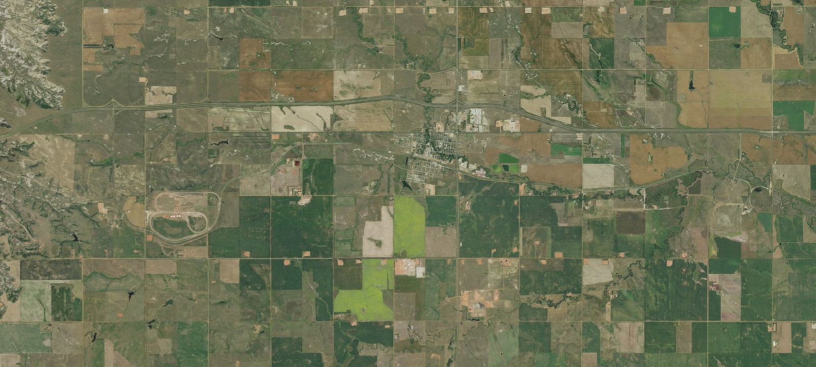 Map of Belfield Dam - ND GFD