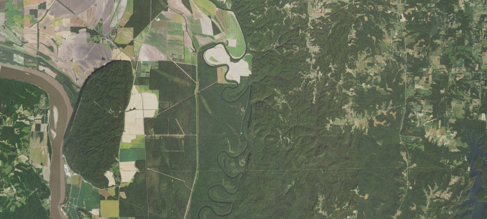 Map of Turkey Bayou Campground