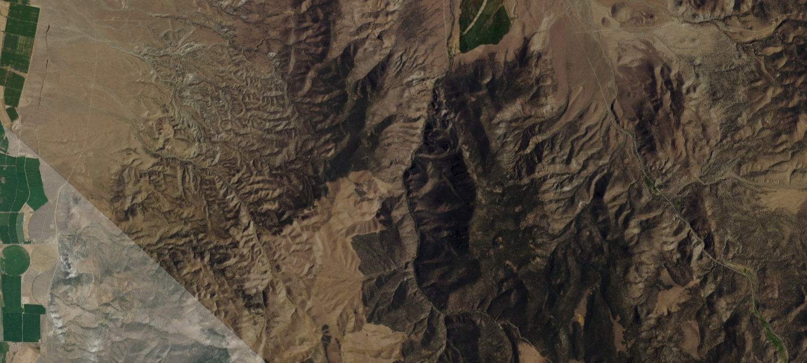 Map of Desert Creek Campground