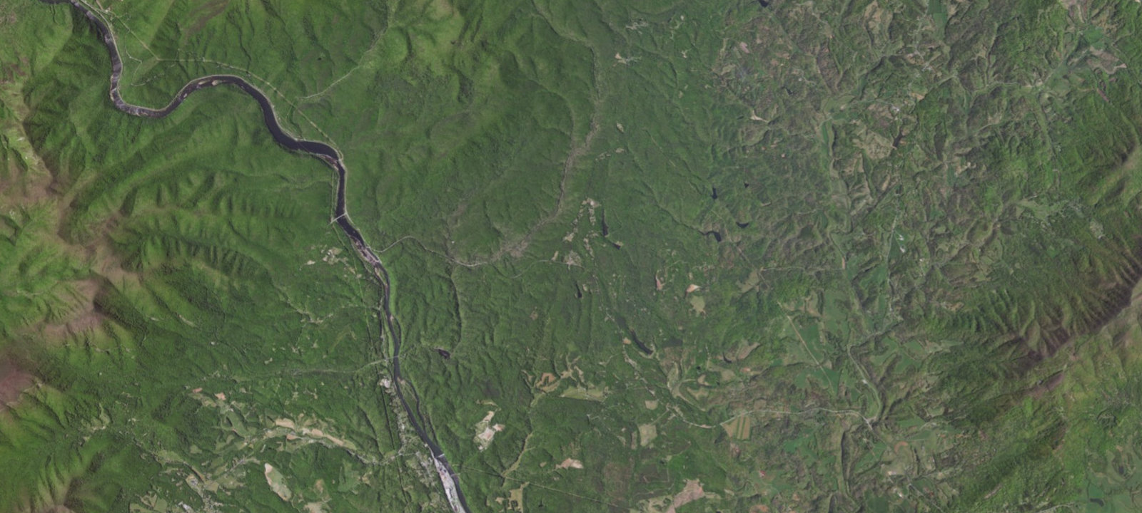 Map of Lynchburg / Blue Ridge Parkway KOA Holiday