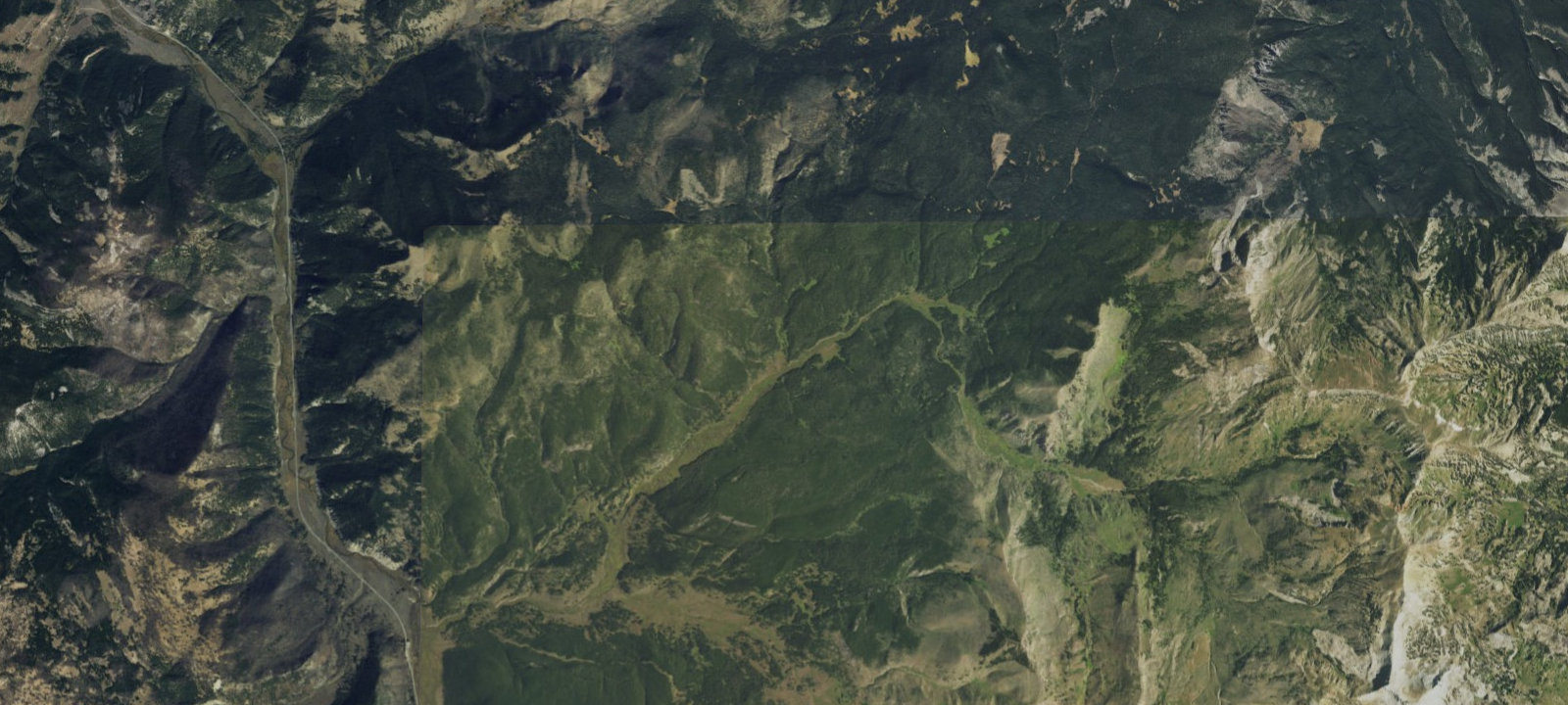 Map of Fan Creek