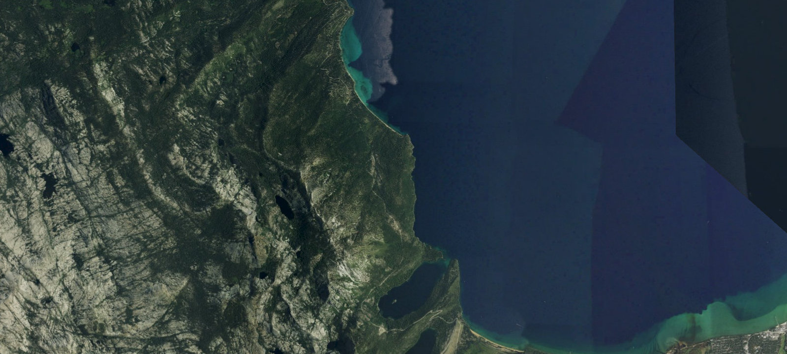 Map of Lower Pine