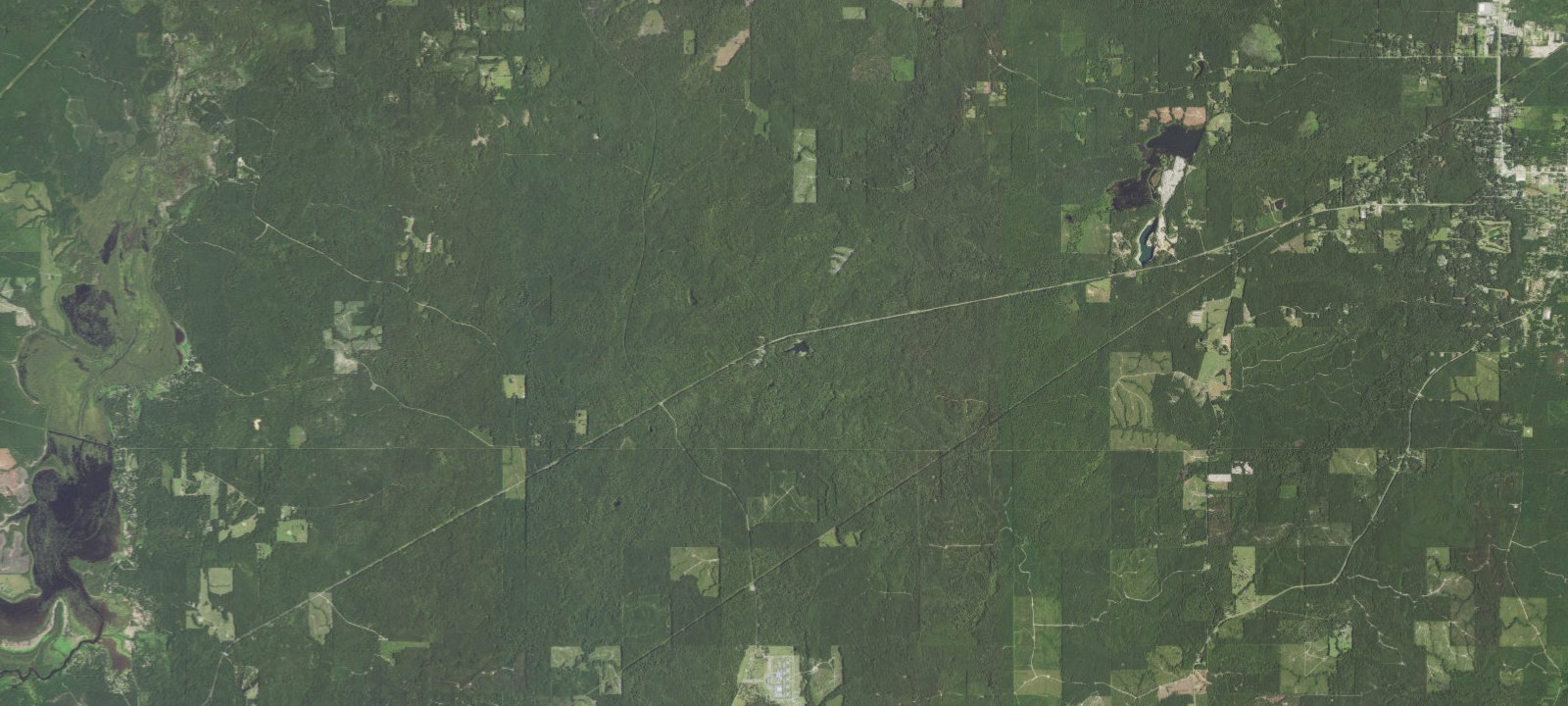 Map of Gum Springs Recreation Area