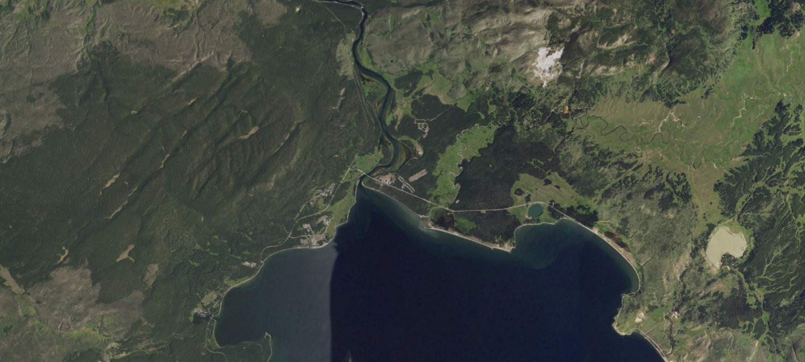 Map of Fishing Bridge RV Park