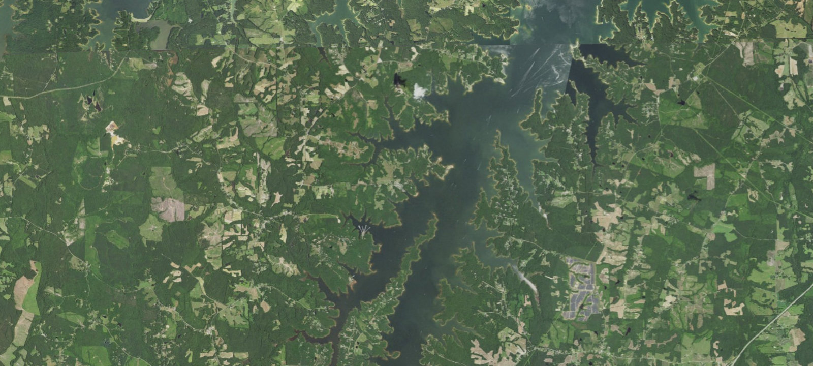 Map of Kerr Lake State Recreation Area