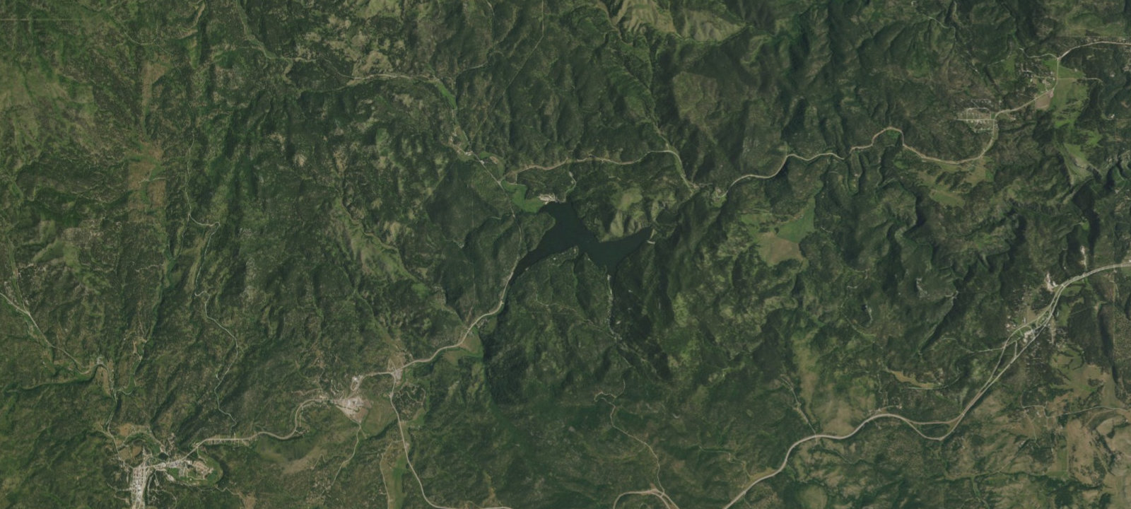 Map of Sheridan Lake South Shore Campground