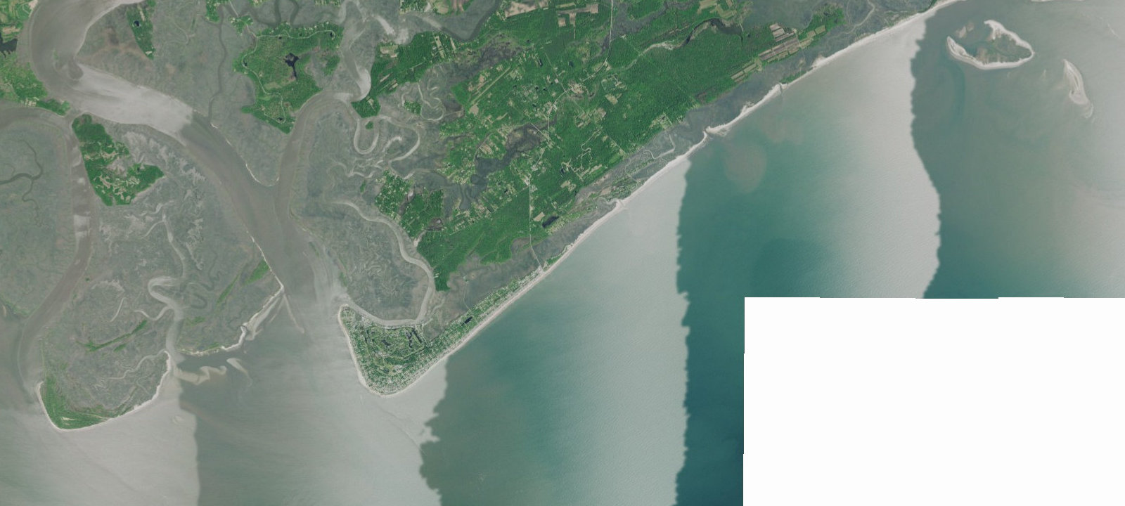 Map of Edisto Beach State Park Beach Campground