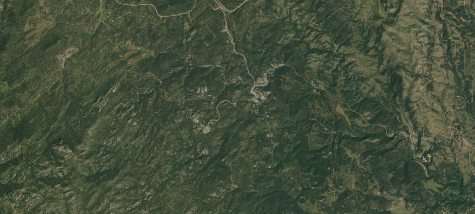 Map of Grizzly Creek Primitive
