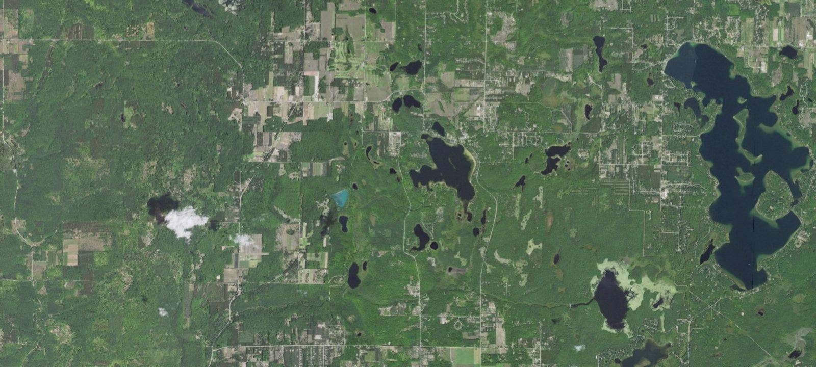 Map of Lake Ann State Forest Campground