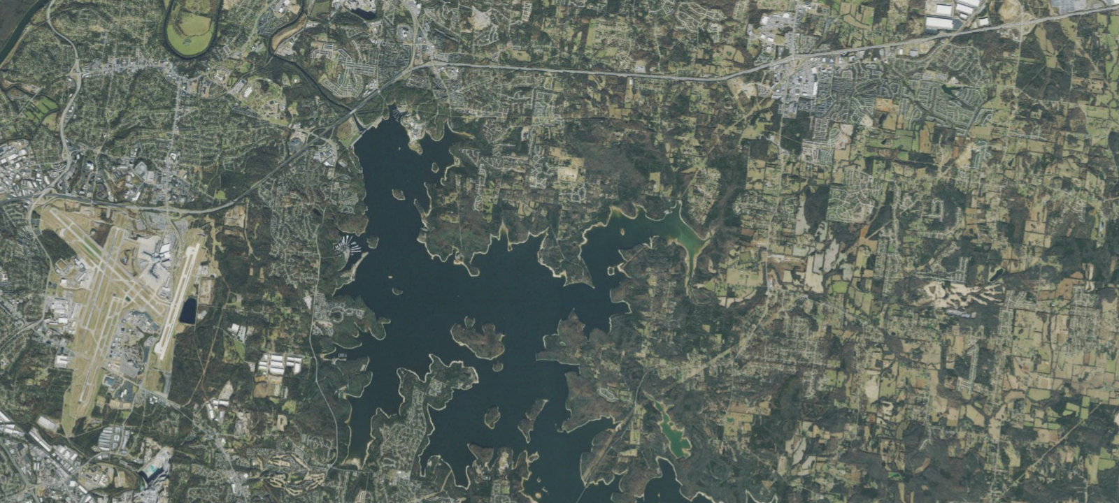 Map of Seven Points Campground