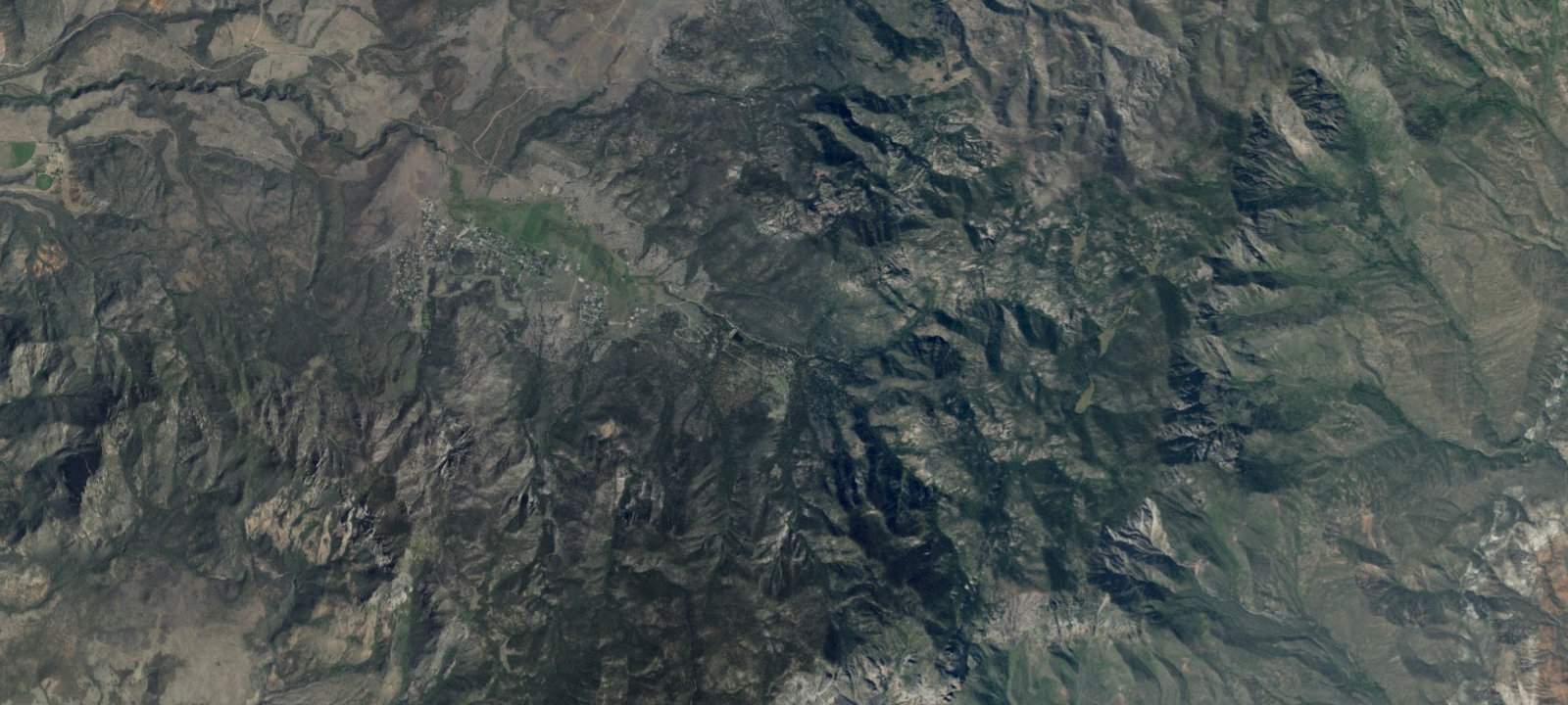 Map of Pine Valley Recreation Area
