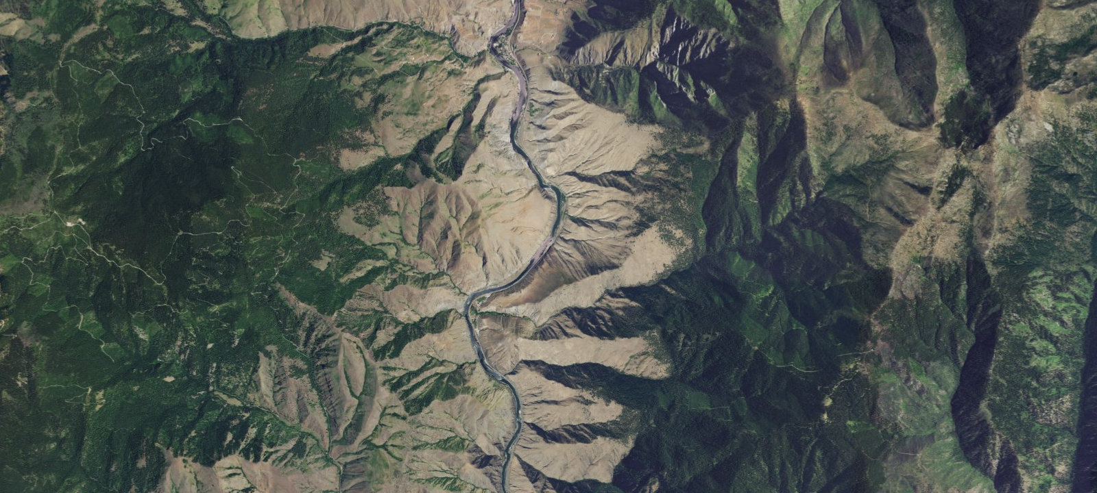Map of Jackass Flat Campground
