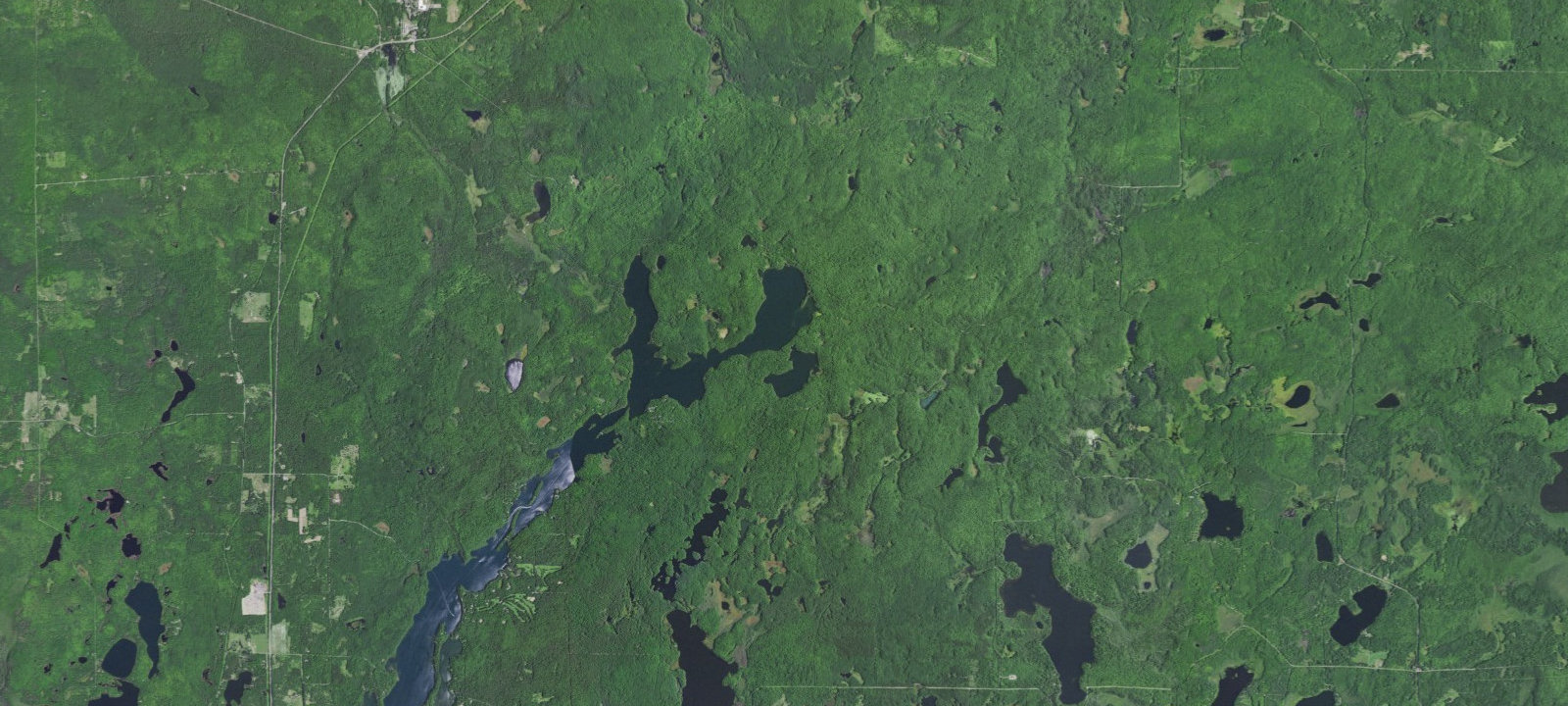 Map of Two Lakes
