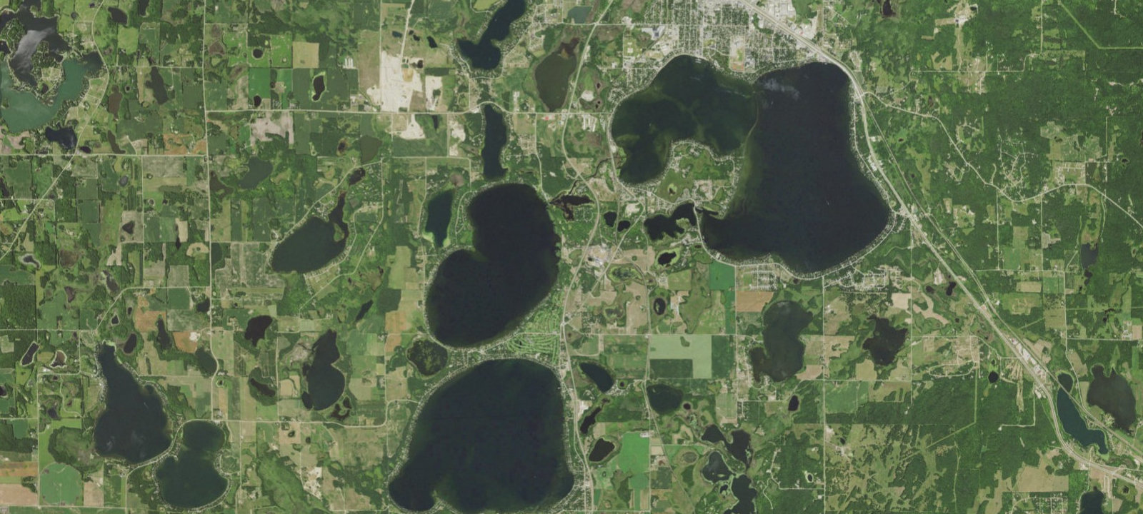 Map of Lake Sallie Campground