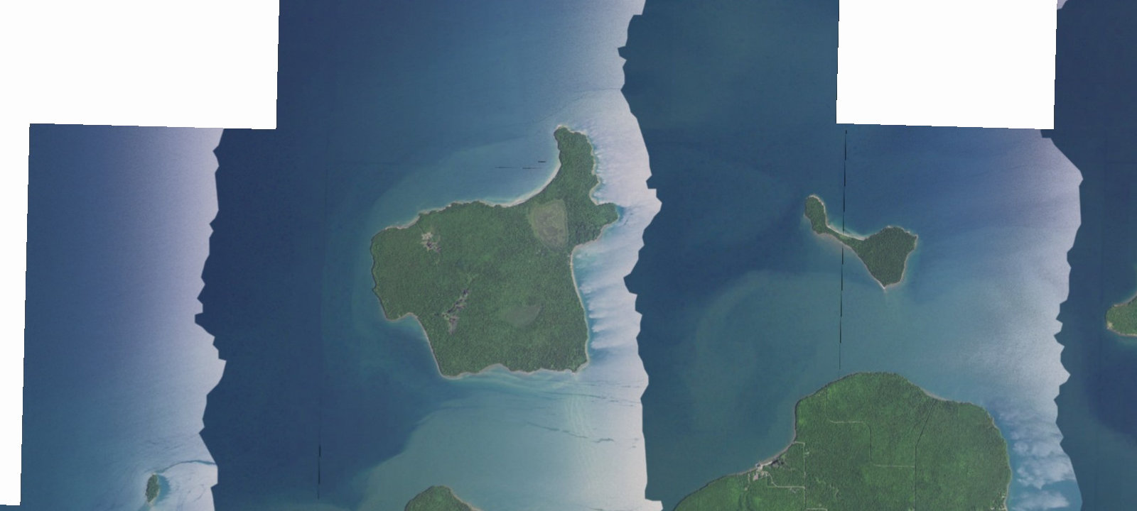 Map of Sand Island East Dock Campsites