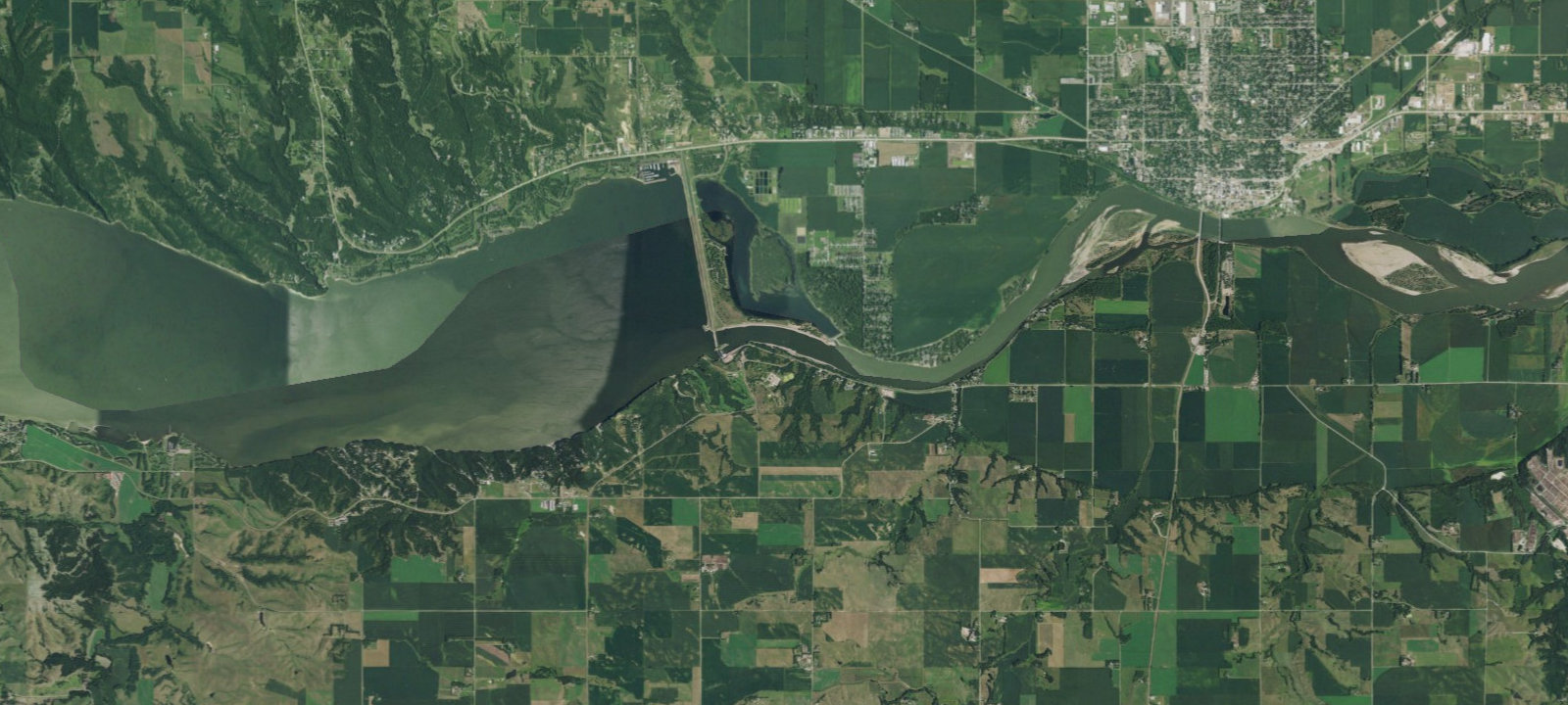 Map of Nebraska Tailwaters