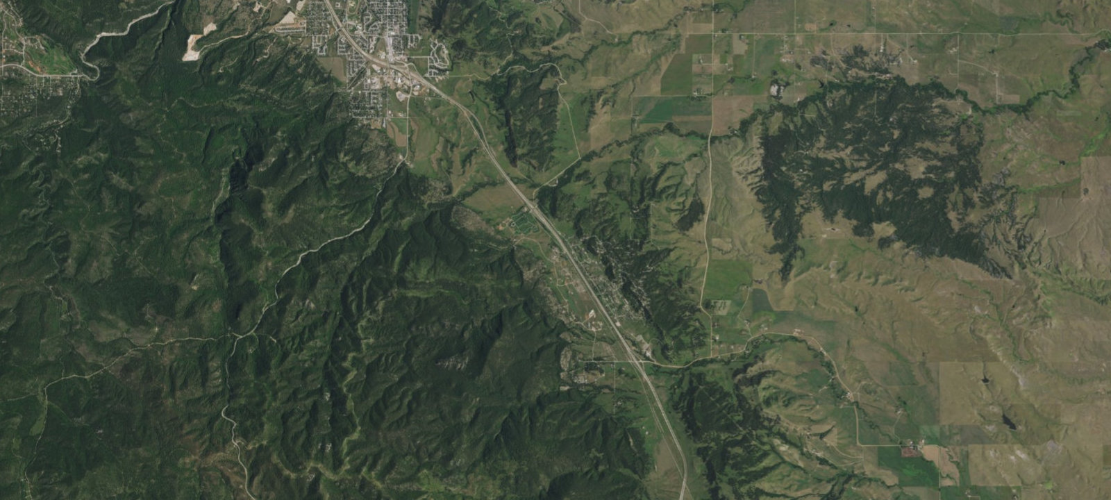 Map of No Name City Luxury Cabins & RV Park