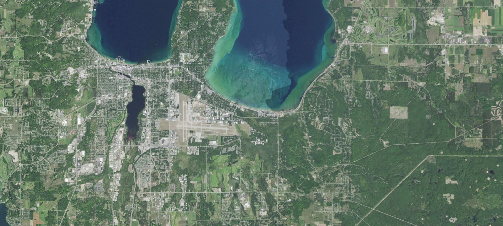 Map of Keith J. Charters Traverse City State Park