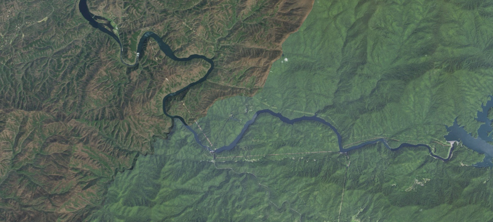 Map of Deals Gap Motorcycle Resort