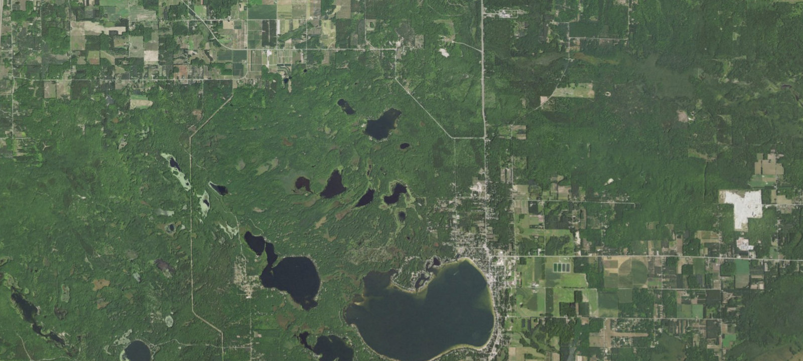 Map of Goose Lake State Forest Campground