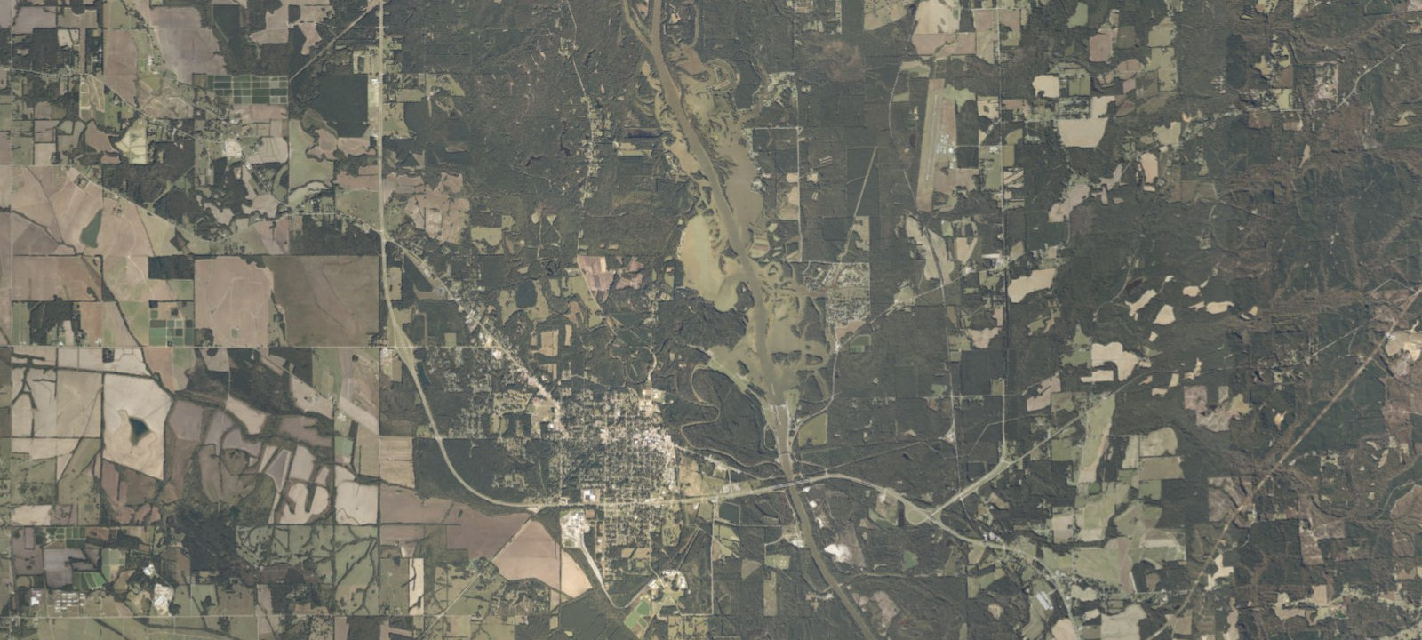 Map of Blue Bluff Campground