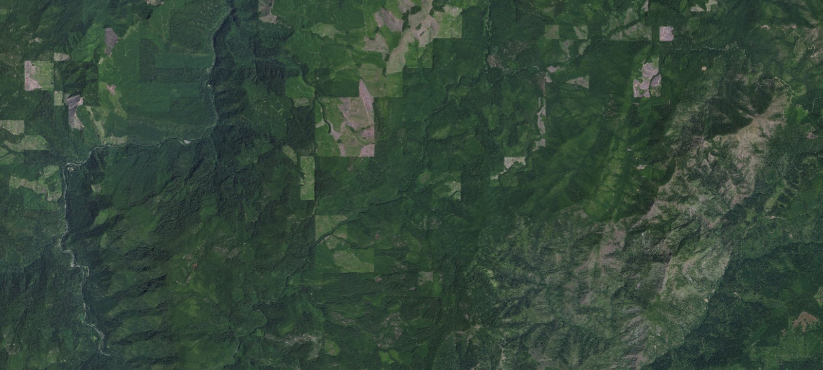 Map of Buck Creek