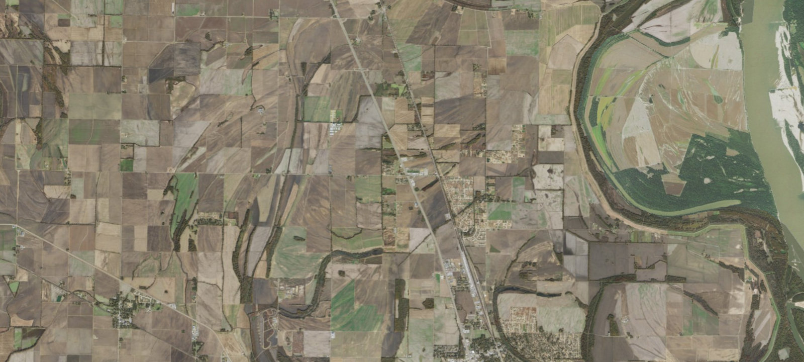 Map of Memphis KOA Journey