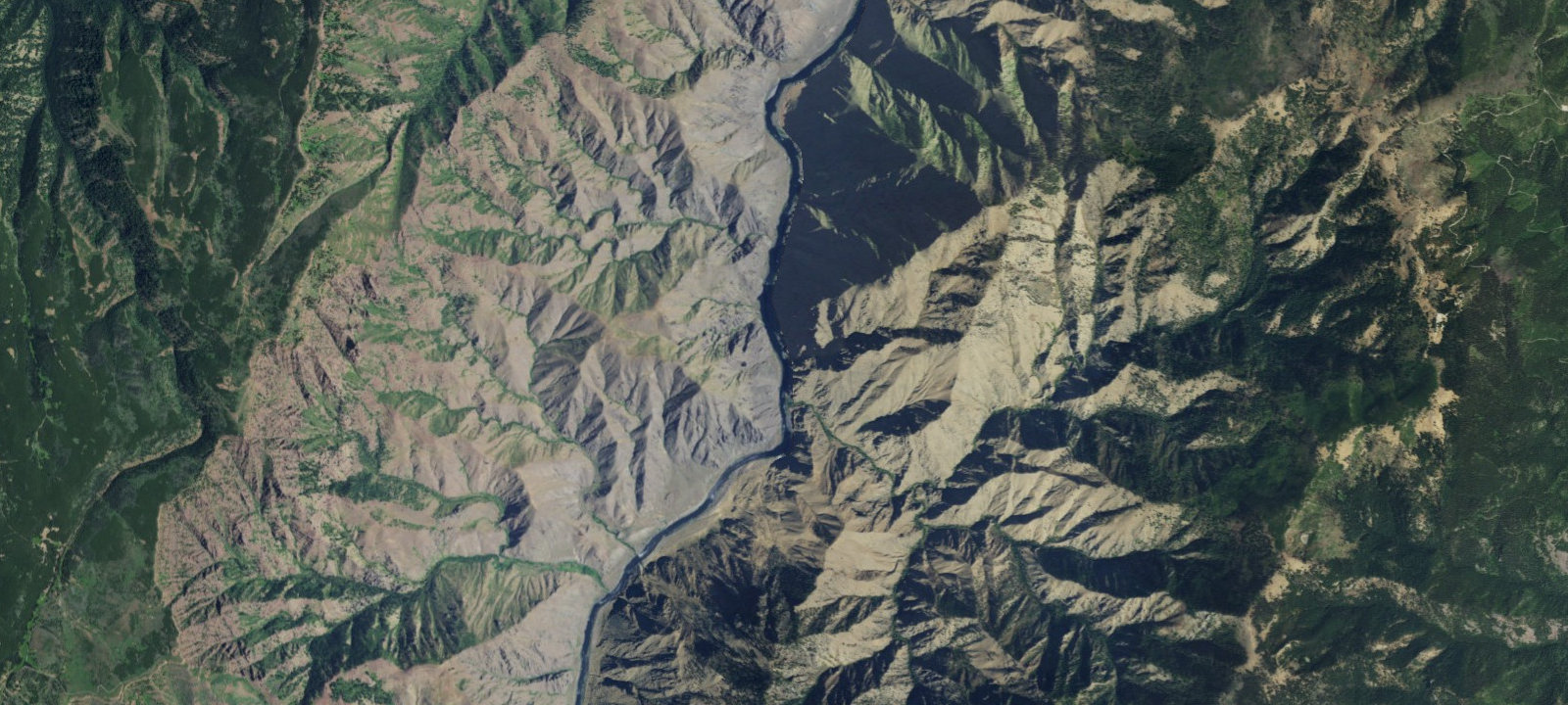 Map of Steep Creek Campsite