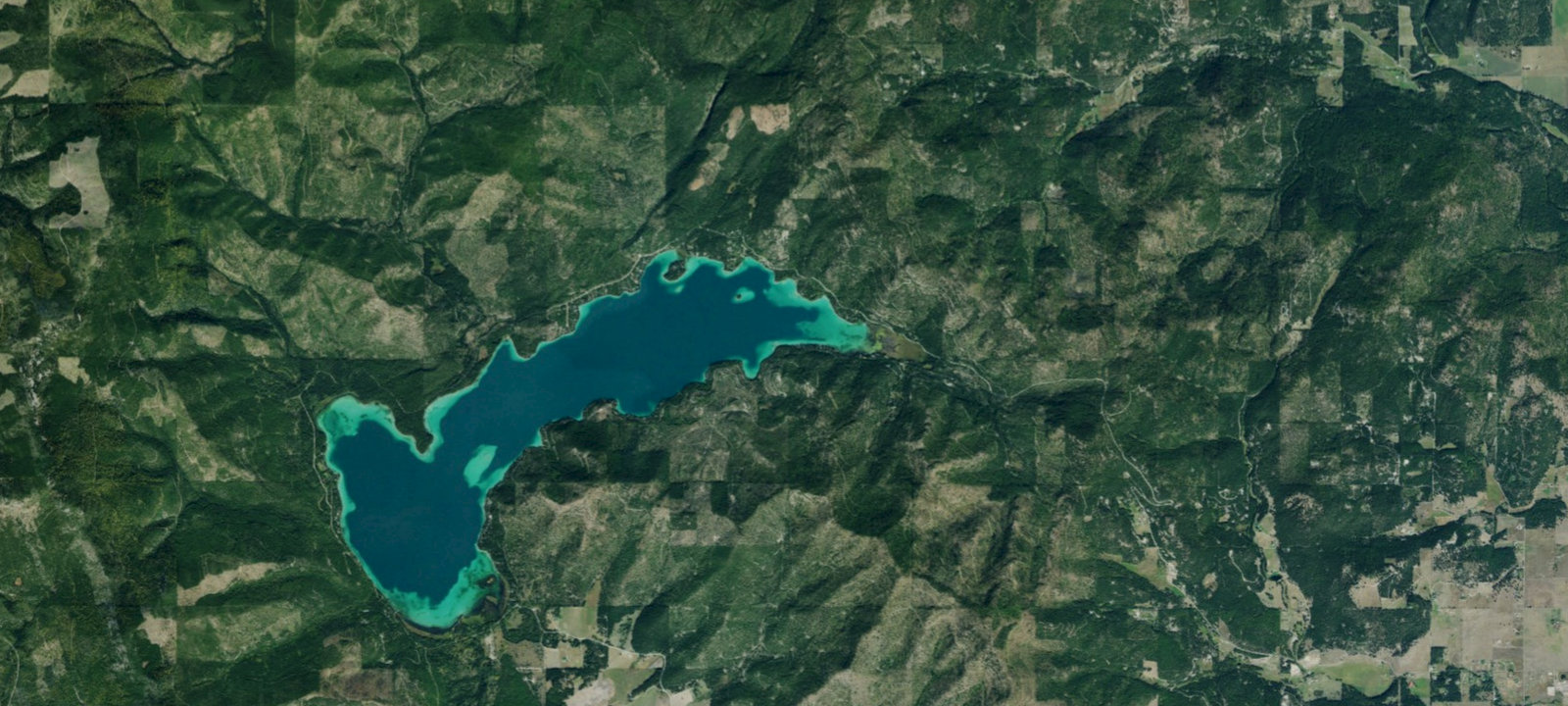 Map of Ashley Lake South Campground