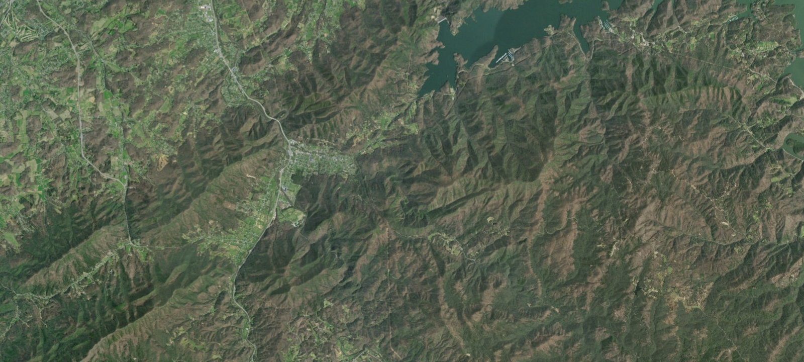 Map of A.T. Laurel Fork Shelter