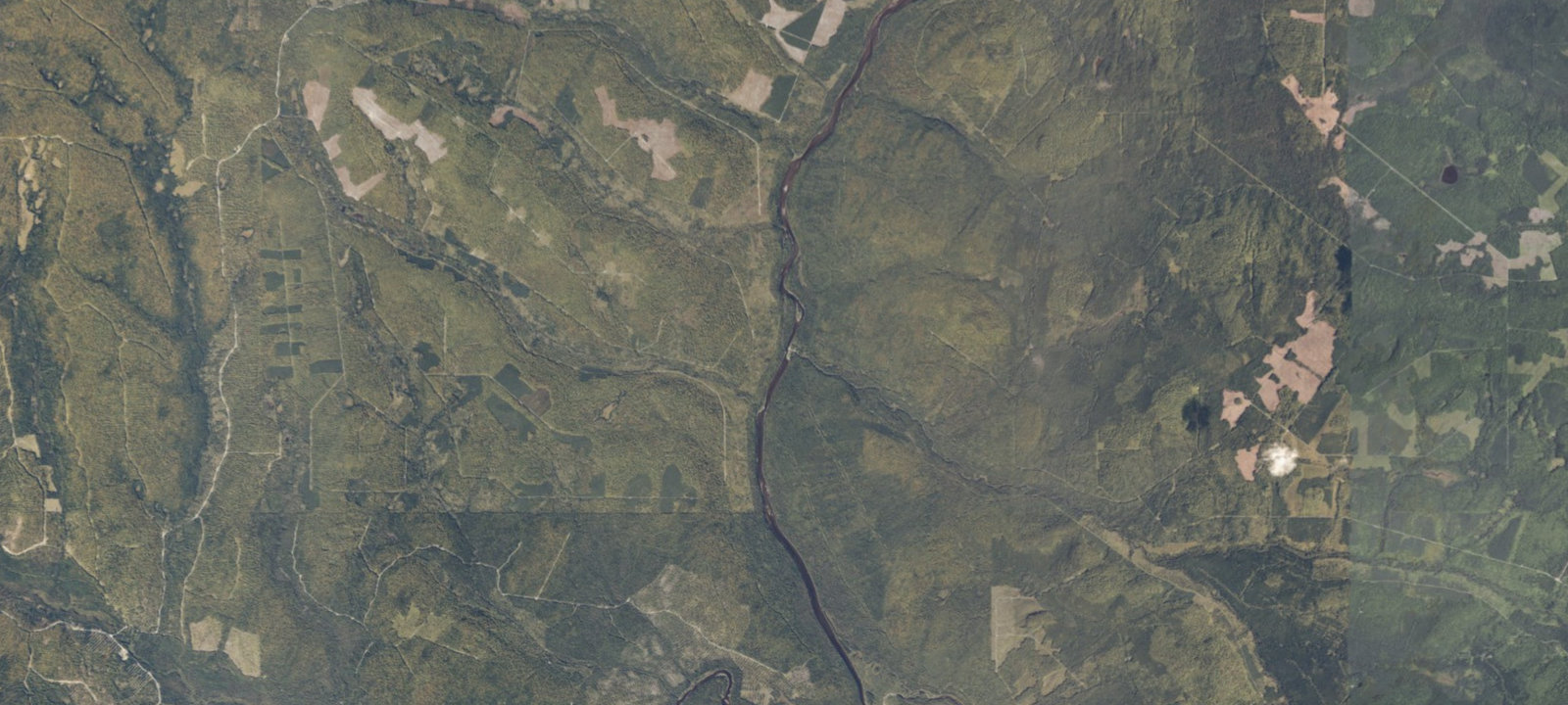 Map of Five Finger Brook West