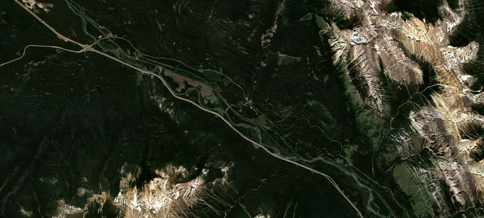 Map of Johnston Canyon Campground