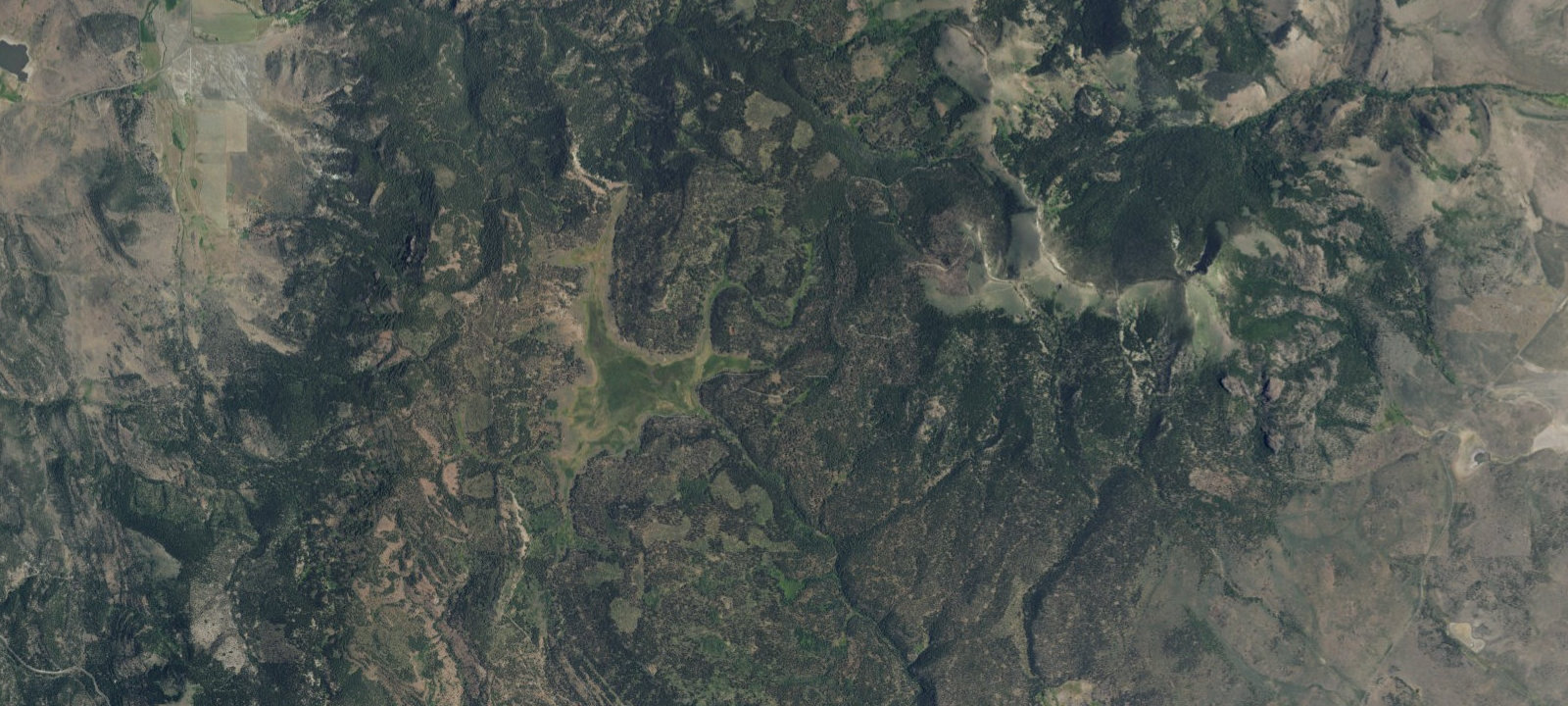 Map of Aspen Cabin (Fremont-Winema National Forest, OR)
