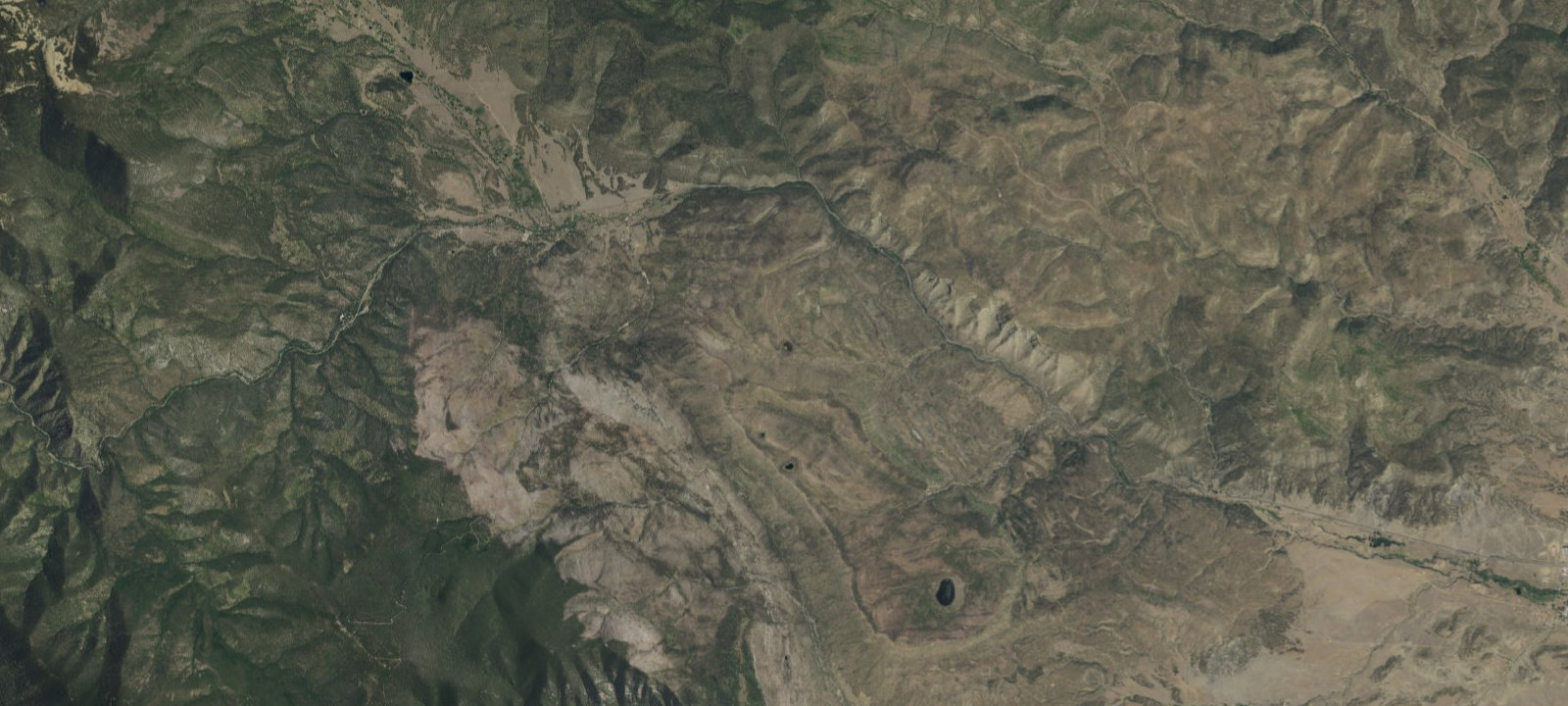 Map of Upper Bench Camp
