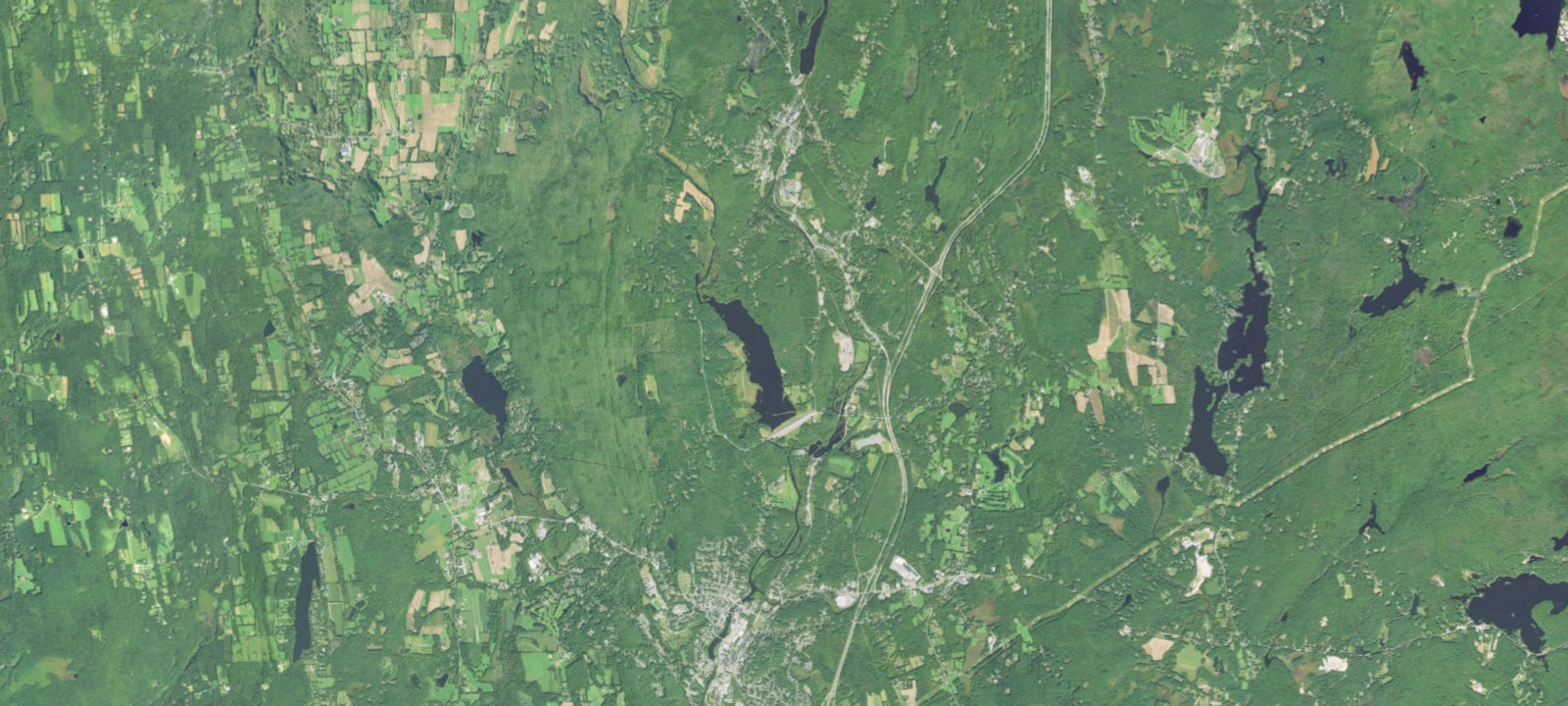 Map of West Thompson Lake Campground